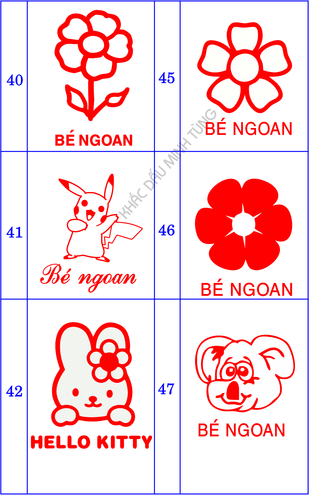 dấu logo tiểu học