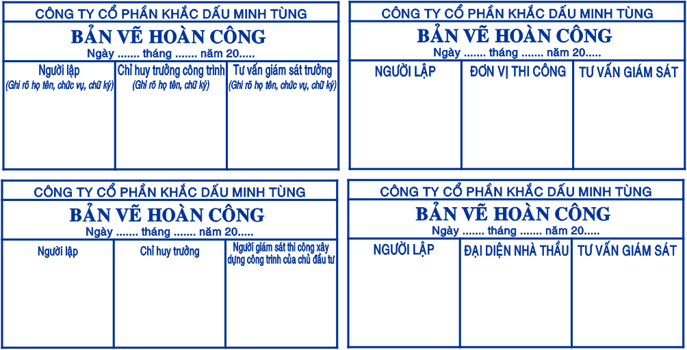 mẫu dấu hoàn công 6x12