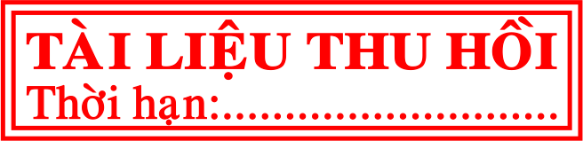 taaif liệu thu hồi